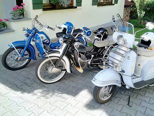 Moped-Oldtimer-Treffen im JOSKA Glasparadies