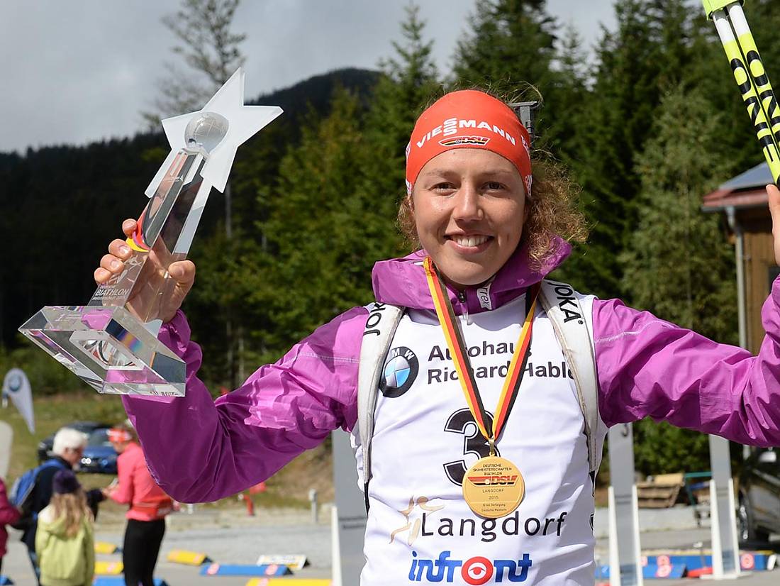 Laura Dahlmeier ist die überragende Athletin der Biathlon-Saison 2016/17