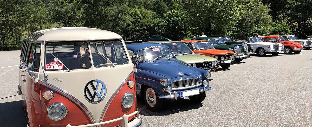 Classic Cars - Oldtimer im JOSKA Glasparadies in Bodenmais - im Mai