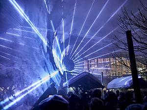 Lasershow der Extraklasse beim Festival der Lichter